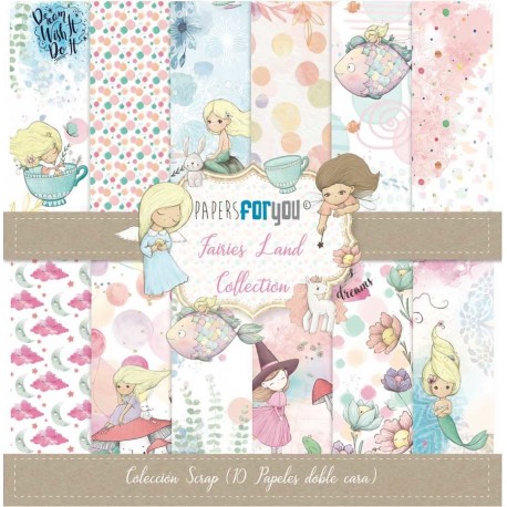 Papers For You Fairies Land Paper Pack 30x30cm 12FG