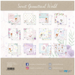 Papers For You Sweet Geometrical World Paper Pack 30x30cm 12FG