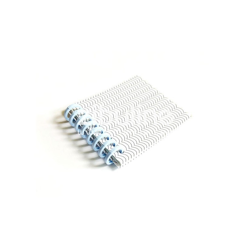 Spirale in plastica per rilegatura color Bianco - ZIbuline