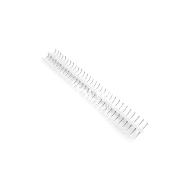 Zibuline Spirale in Plastica per Rilegatura BIANCA