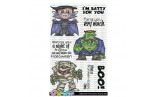 C.C. Design Halloween Monsters Clear Stamp