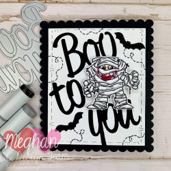 C.C. Design Halloween Monsters Clear Stamp
