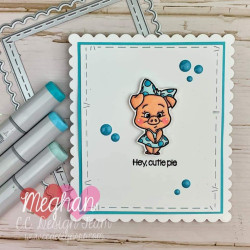C.C. Design Piggies Clear Stamp