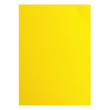 Cartoncino Effetto Tela A4 Lemon Yellow 216 gsm