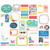 Simple Stories Sunkissed Journal Bits & Pieces 39pz