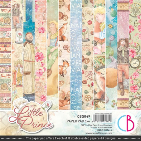 Ciao Bella THE LITTLE PRINCE Paper Pad 15x15cm