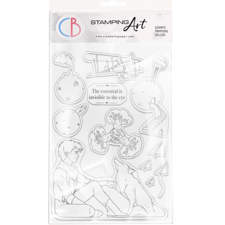 Ciao Bella THE ESSENTIAL IS INVISIBLE CLEAR STAMP SET