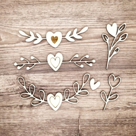 KReA Set Romantico in Legno