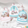 Mama Elephant STAY WARM Clear Stamp