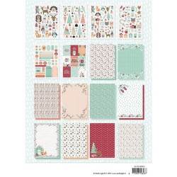 StudioLight Essentials DIY Block Happy Christmas Nr.12 A4