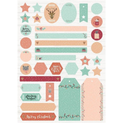 StudioLight Essentials DIY Block Happy Christmas Nr.12 A4