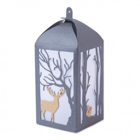 Thinlits Die Set 7pz - Woodland Lantern 665490