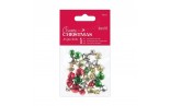 Papermania Create Christmas Jingle Bells Mixed Colours & Sizes 30pz