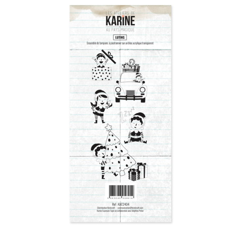 Les Ateliers de Karine Au Pays Magique Lutins Clear Stamp