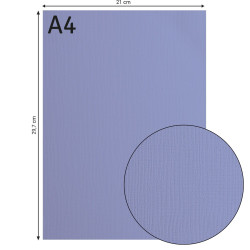 Cartoncino Effetto Tela A4 STEEL 216 gsm