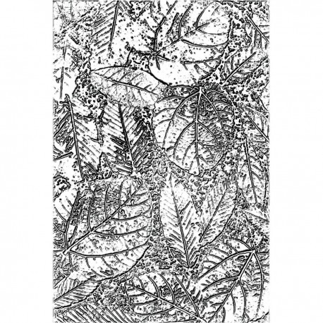 3-D Texture Fades Embossing Folder - Foliage by Tim Holtz 665252