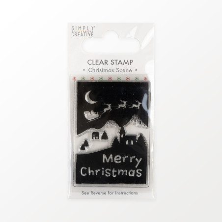 Simply Creative Christmas Scene Clear Stamp