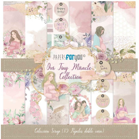 Papers For You Our Tiny Miracle Scrap Paper Pack 30x30cm