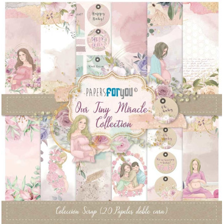 Papers For You Our Tiny Miracle Mini Scrap Paper Pack 15x15cm