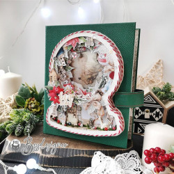 Piatek13 Light Chipboard DECO BASE SNOW GLOBE