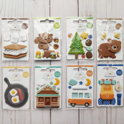 Doodlebug Design Doodle-Pops 3D Stickers Cabin Fever