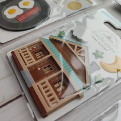 Doodlebug Design Doodle-Pops 3D Stickers Cabin Fever