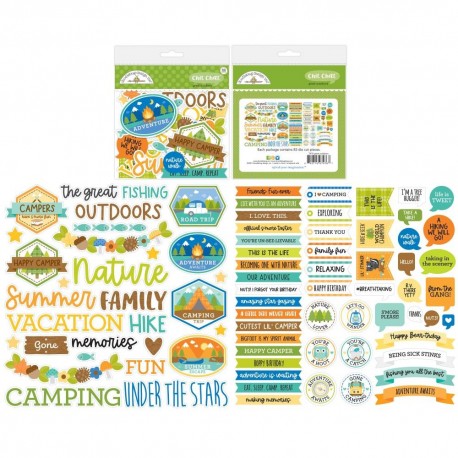 Doodlebug Design Great Outdoors Chit Chat 83pz