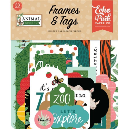 Echo Park Animal Kingdom & Tags 33pz