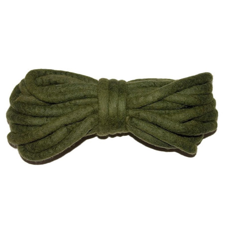 Filo di feltro NATURALE verde muschio 5 mm x 5 m