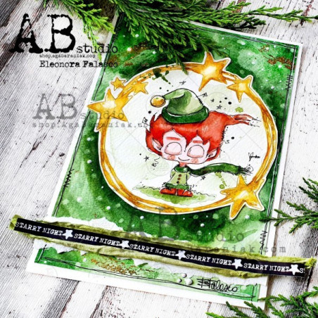 ABstudio Rubber stamp ID-1275 Winter BIBO