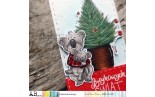 ABstudio Rubber stamp ID-1263 Christmas Koalas