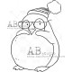 ABstudio Rubber Stamp ID-1260 Christmas Penguin 4