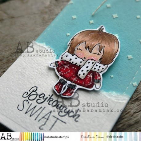 ABstudio Rubber Stamp ID-1254 Christmas Fairy 1