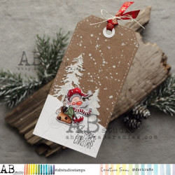 ABstudio Rubber Stamp ID-1253 Christmas Dwarf 4