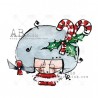 ABstudio Rubber stamp ID-1230 Christmas BIBA