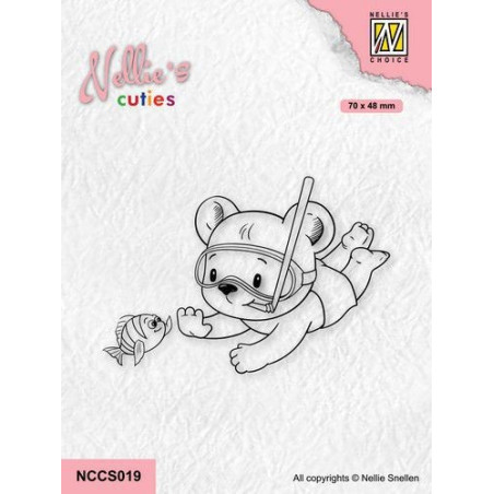 Nellie's Choice Clearstamp Hi Buddy