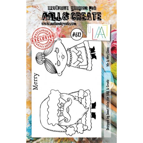 AALL & Create Stamp Set 612 Mr & Mrs Claus