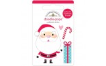 Doodlebug Design Doodle-Pops 3D Stickers Hello Santa