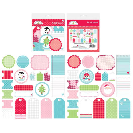 Doodlebug Design Let It Snow Bits & Pieces 42pz