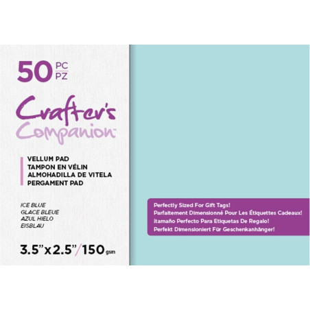 Crafter's Companion Ice Blue Vellum Pad