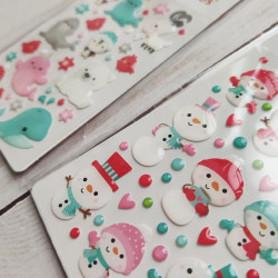 Doodlebug Design Polar Pals Shape Sprinkles
