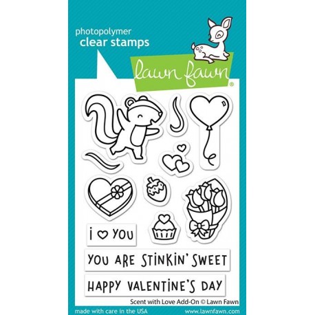 LAWN FAWN Scent With Love Add-On Clear Stamp