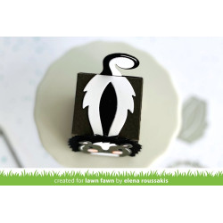 LAWN FAWN Tiny Gift Box Skunk Add-On Cuts