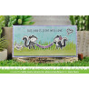 Lawn Fawn Lots Of Hearts Background Stencil 2 pezzi