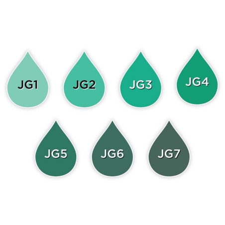 Spectrum Noir ILLUSTRATOR SINGOLI - JADE GREENS