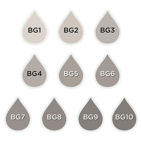 Spectrum Noir ILLUSTRATOR SINGOLI - BROWN GREYS