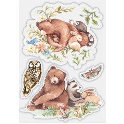 Craft Consortium In The Forest Friendship Clear Stamps