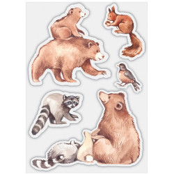 Craft Consortium In The Forest Bear Clear Stamps