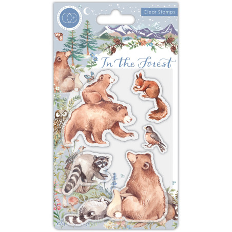 Craft Consortium In The Forest Bear Clear Stamps