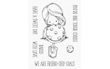 My Favorite Things Friend-Chip Goals Clear Stamps